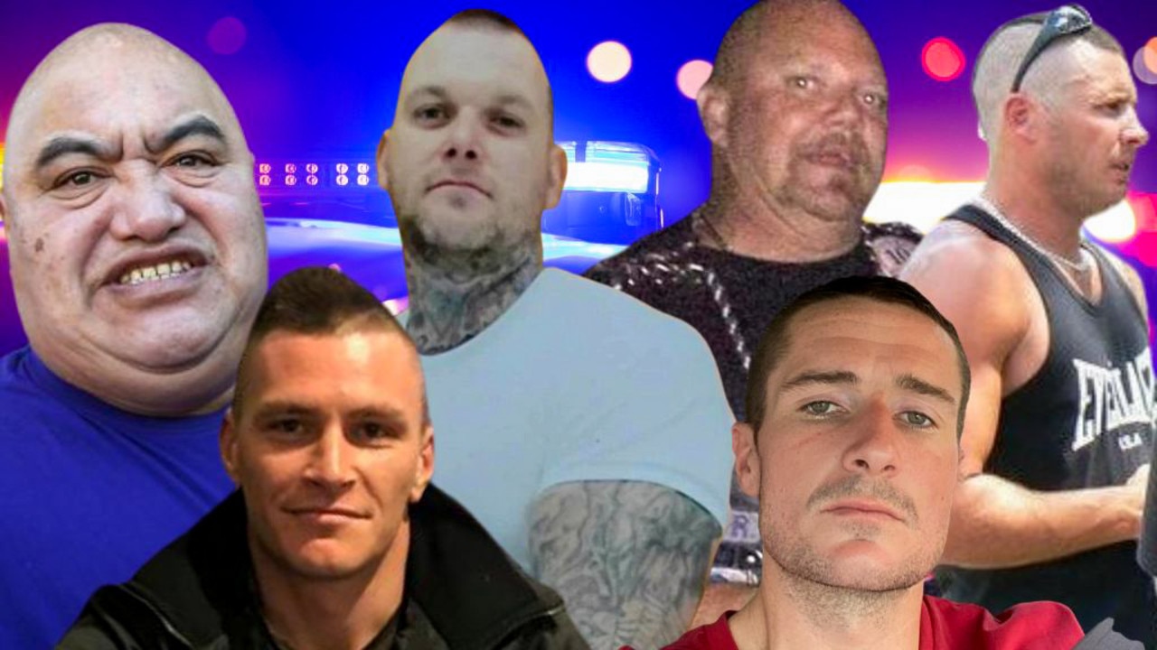 The faces of Geelong's bikie gangs.