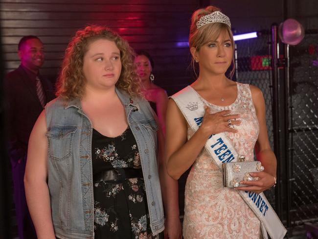 Macdonald with Jennifer Aniston in Dumplin'.
