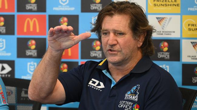 NRL 2024 RD04 GOLD COAST TITANS V DOLPHINS - DES HASLER, COACH