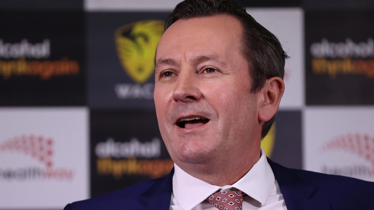 WA Premier Mark McGowan sure knows how to close a border. Picture: Paul Kane/Getty Images for Cricket Australia.