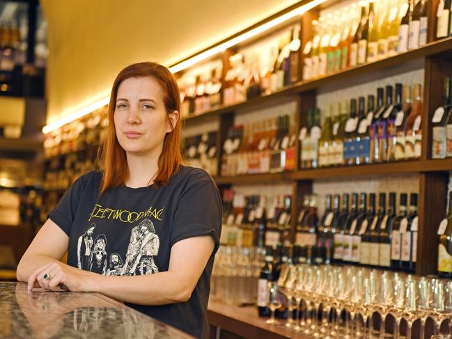 09/11/20 - Leigh Street Wine Room owner Sali Sasi  ahead of the state budget.Picture: Tom Huntley