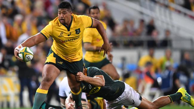 Folau Faingaa (brought some real stability to ther scrum. Picture: AAP.