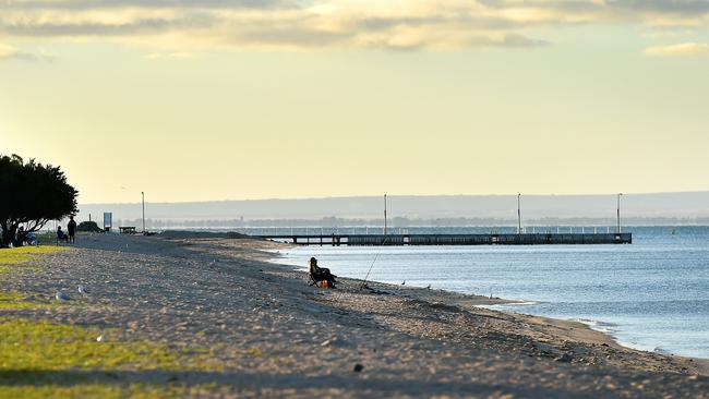 Portarlington — Timestamp 7:50pm Picture: NIGEL HALLETT