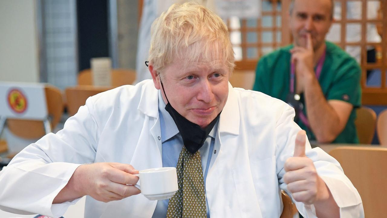 Piers Morgan described Britain’s Prime Minister Boris Johnson as a ‘blustering buffoon’. Picture: Jeremy Selwyn/ Pool/AFP