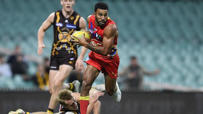 Could Touk Miller become Gold Coast’s first All-Australian since 2016? (Photo by Albert Perez/AFL Photos/via Getty Images)