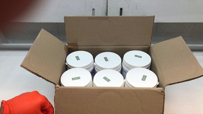 Drug dealers are attempting to smuggle methamphetamine through the post by concealing the product as beauty or laundry products. Picture: ABF