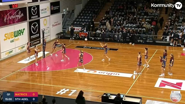 Replay: Netball SA Premier League preliminary finals - Matrics v South Adelaide (Premier League)