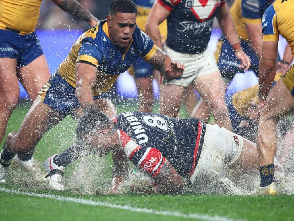 The Allianz Stadium drainage was non-existent last week. Credit: NRL Images.