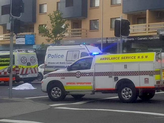 A 26-year-old woman has died at Caringbah this morning. Picture: Rebecca Brown