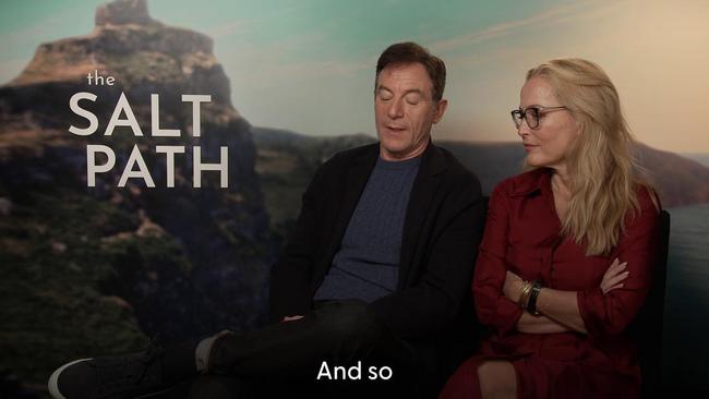 The Salt Path introduces real-life drama that was not in the book, says Isaacs