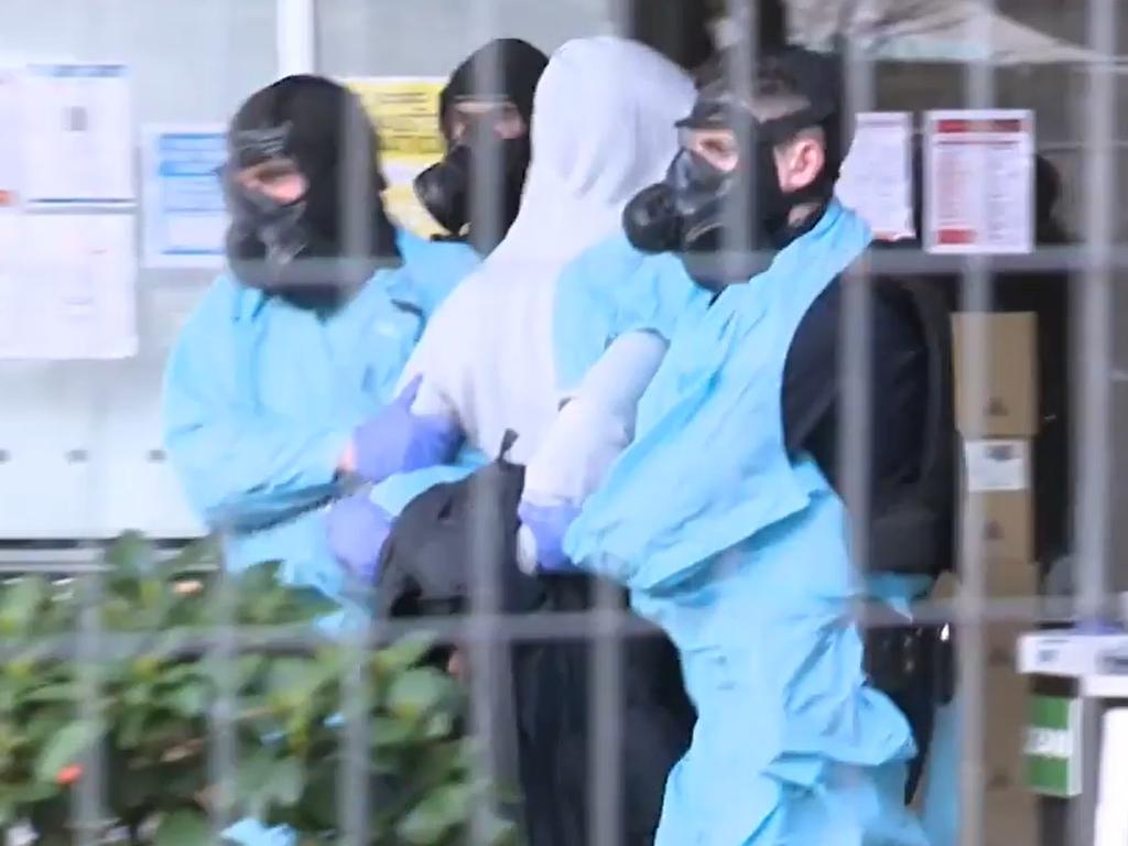 SA Police arrested the two 19-year-olds at the Pullman Hotel after they failed to stay in their rooms. Picture: Nine News