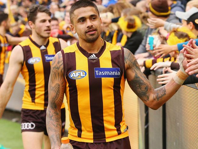 Triple Hawthorn premiership player Bradley Hill is on his way to Fremantle. Picture: Michael Dodge/Getty Images