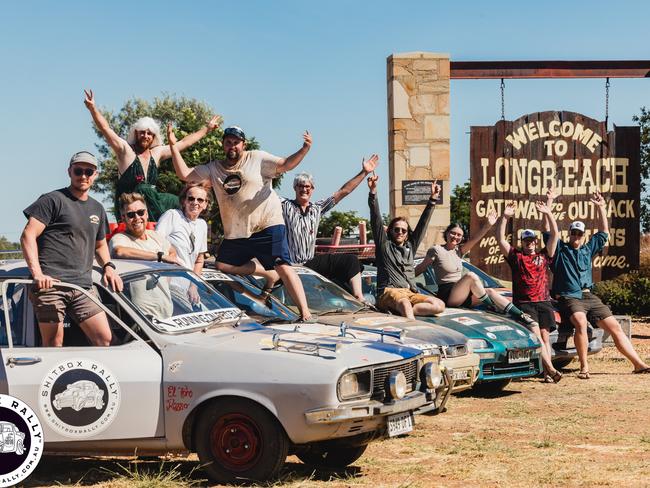 Day 6: Barcaldine to Hughenden — They finally made it to Longreach. Photo: BOX RALLIES