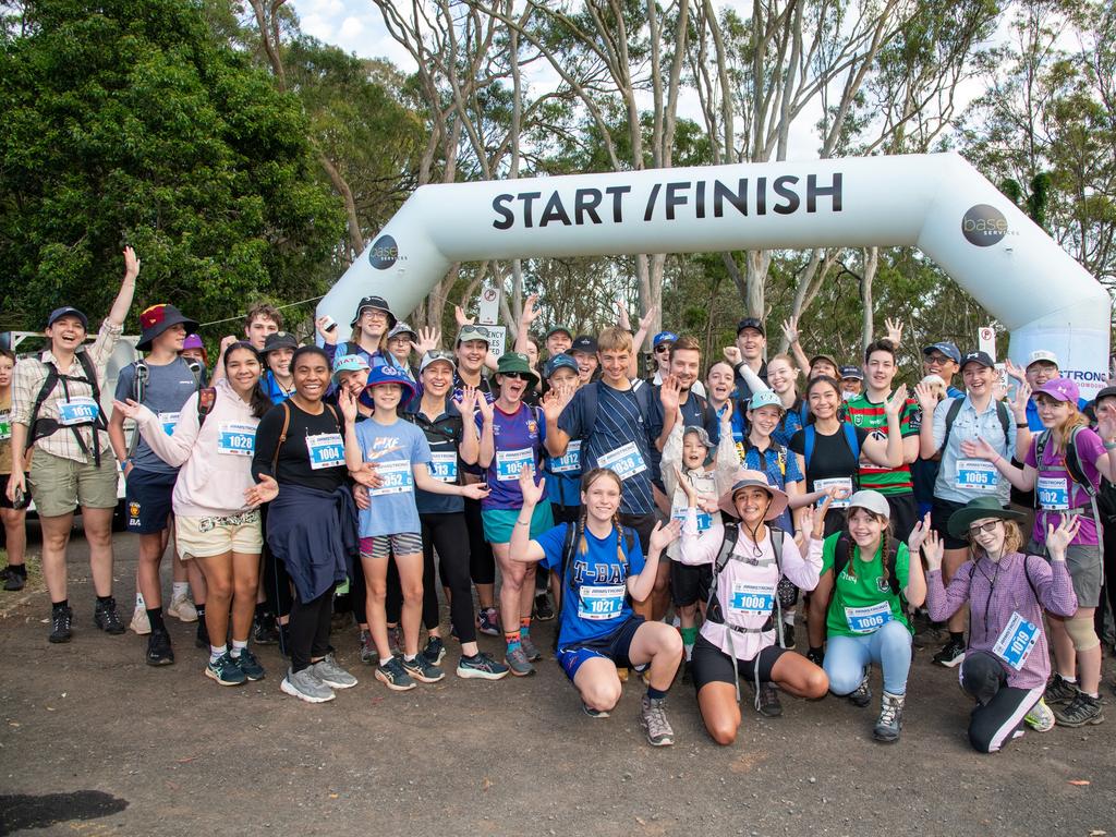 The Harristown High School team.The Base Services, Hike for Homeless held at Jubilee Park. October 19th, 2024