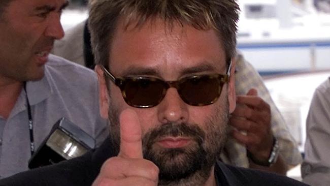  Jury President of the 53rd International Film Festival, French director, Luc Besson gives a thumb up during a photocall in C...