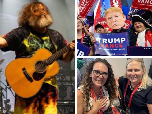 Surprising Tenacious D rection from MAGA diehards in Milwaukee. Picture: Benedict Brook