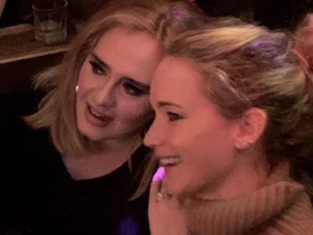 Just last week Adele was spotted with Jennifer Lawrence at a gay bar in New York.