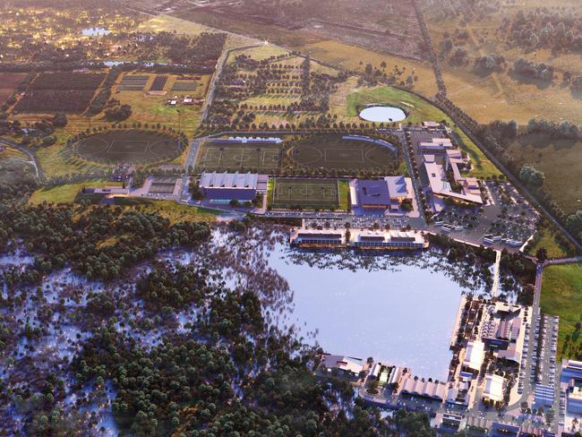 An artist's impression of the CORA sports and tourism precinct to be approved by the State Government. Picture: Supplied