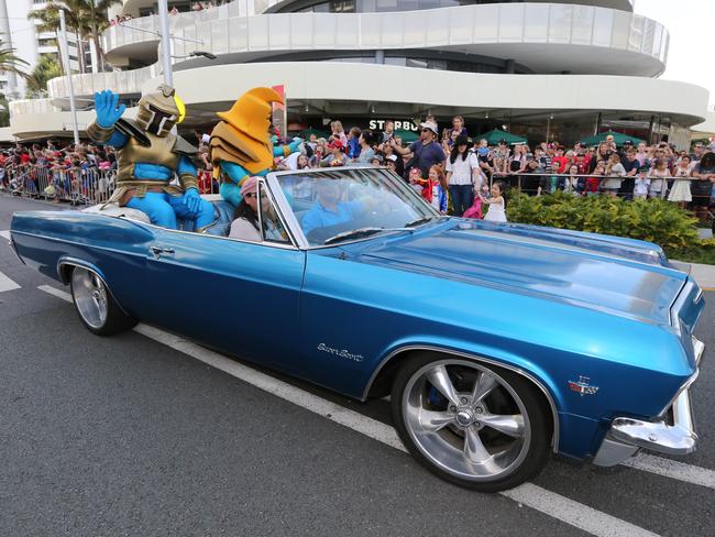 Pictured during the Superhero parade at Broadbeach as part of Supanova . Pic Mike Batterham