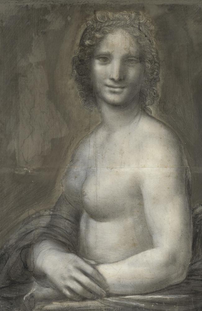The Monna Vanna charcoal sketch is now believed to have been a study of Mona Lisa, done in part by Leonardo da Vinci.