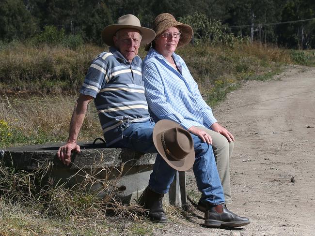 Lawrie and Wendy Brooks where their son Jeffrey died. Photo Adam Armstrong