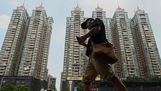 An Evergrande housing complex in Guangzhou. Picture: AFP