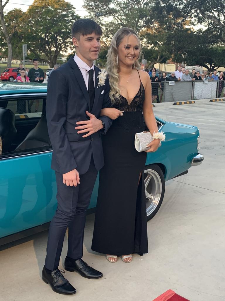 Students arrive at Maryborough State High School's formal.