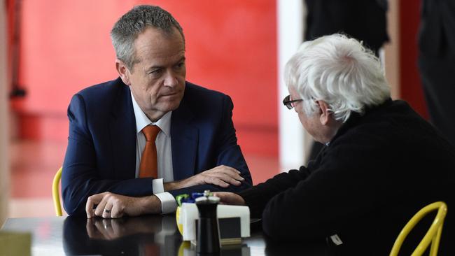 Kelty with former Labor leader Bill Shorten. Picture:AAP