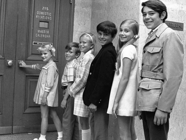 The Brady Bunch kids (from left) Susan Olsen, Michael Lookinland, Eve Plumb, Christopher Knight, Maureen McCormick and Barry Williams. .