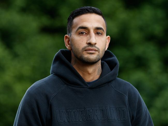 WEEKEND TELEGRAPHS. Adnan El-Zbaidieh went from being an up and coming NRL prospect to addicted to painkillers after a career-ending injury. The birth of his son who has serious health complications was the wake up call that brought Adnan back from addiction. Wednesday 09/10/2024. Picture by Max Mason-Hubers