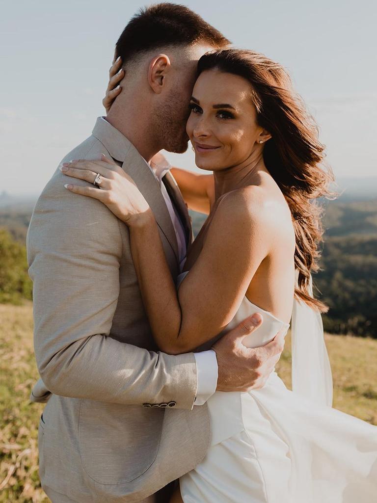 Kirsty Costello married NRL player Euan Aitken in December. Photo: Carlo O'Brien/ Instagram