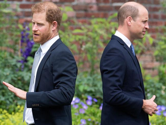 Prince Harry and Prince William were known as the “party princes” during their younger days. Picture: AFP