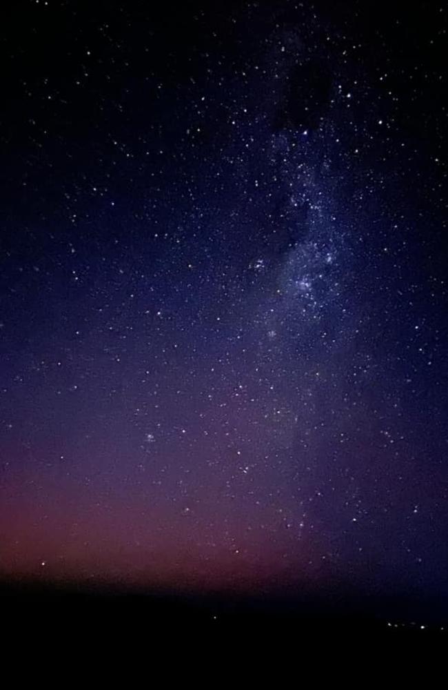 Victoria's latest aurora as seen in Koroit. Picture: Lou Bubb/Victorian Storm Chasers