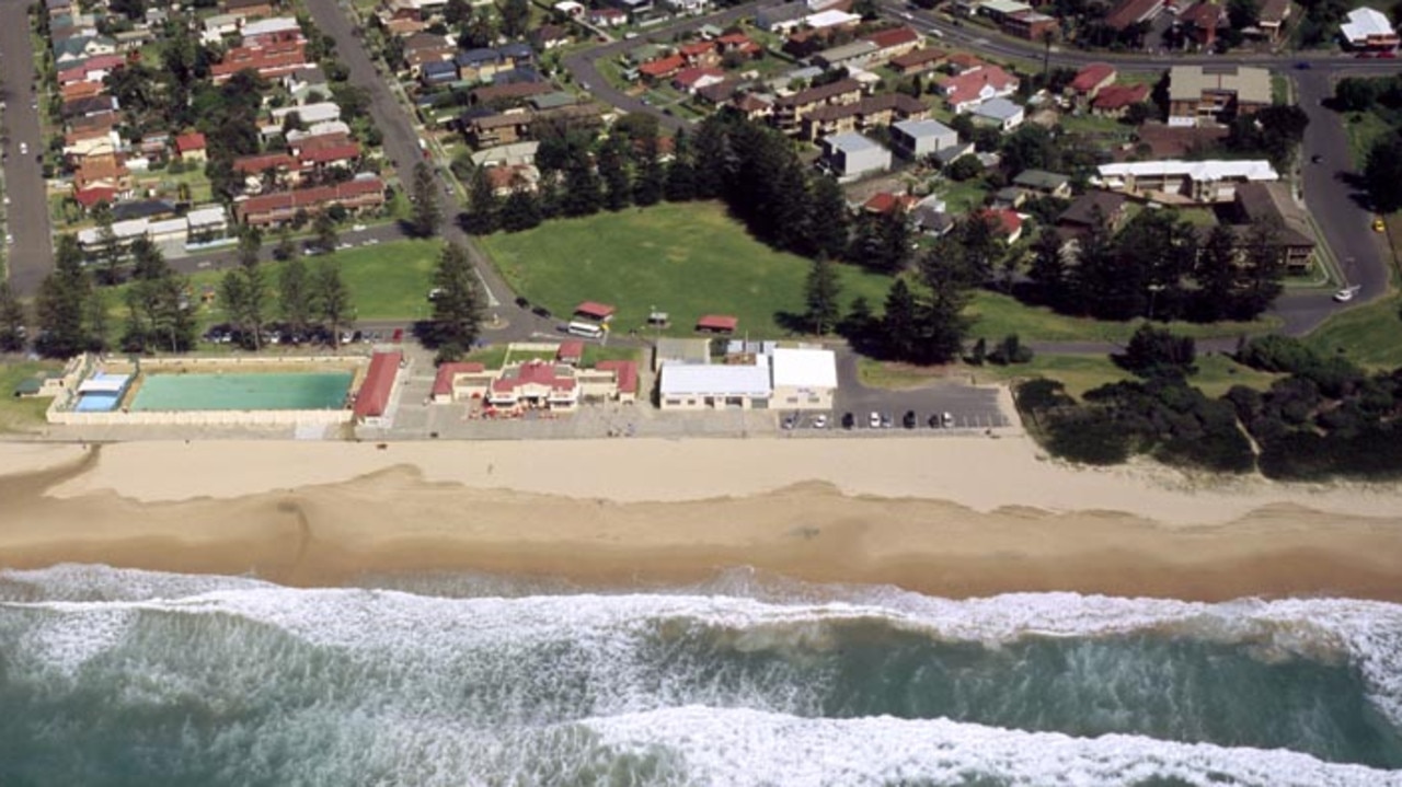 An aerial view of Thirroul on the NSW South Coast.