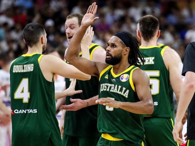 Boomers coach Brian Goorjian said Mills’ passion for Australia blew him away. Picture: Zhizhao Wu/Getty Images.