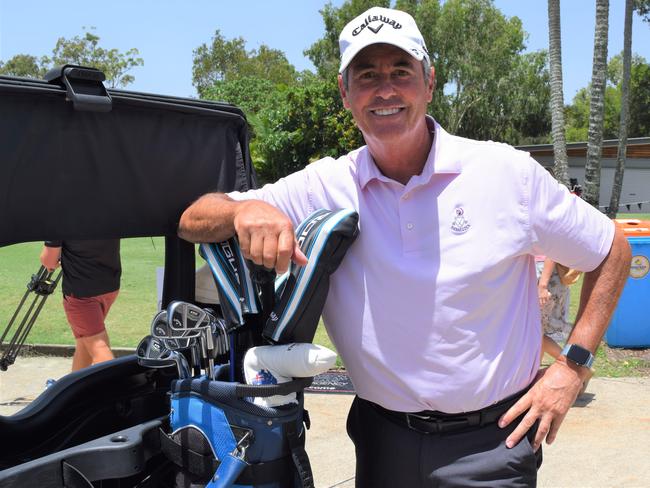 A relaxed and very affable Ian Baker-Finch after playing the Noosa Golf Club Pro Am.