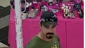 This man is one of two people wanted for questioning over stealing from a River Rd business in March.