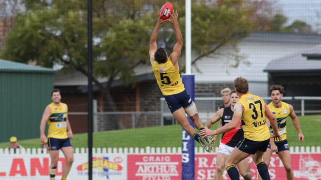 Jared Petrenko rose to the occasion against the Bloods. Picture: Russell Millard/AAP