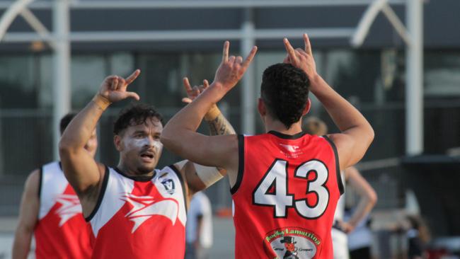 Isaiah Johnson is a key player for Robinvale Euston, he led the goalkicking last year in the Sunraysia league. Picture: Glenn Milne.