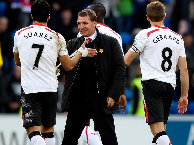 Brendan Rodgers lamented the loss of Luis Suarez.