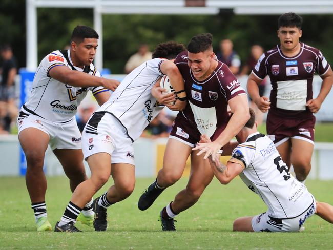 Burleigh Bears player Carsen Patu. Picture: Scott Powick Newscorp