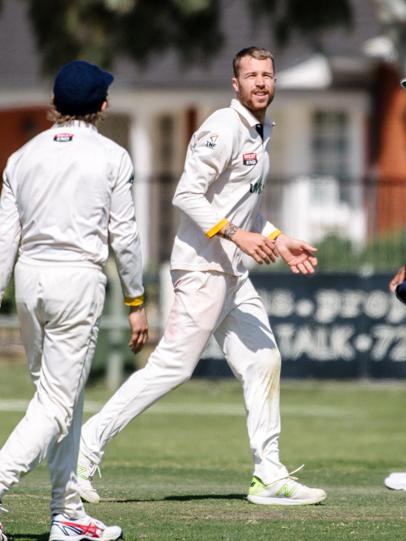 Daniel Drew at Henley Grange Memorial Oval on Saturday. Picture: AAP/Morgan Sette