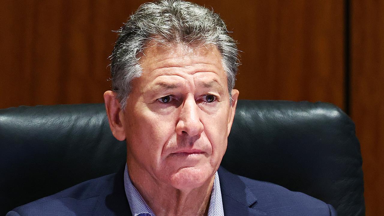 Cairns Regional Council chief executive Ken Gouldthorp at an ordinary meeting at the council chambers. Picture: Brendan Radke