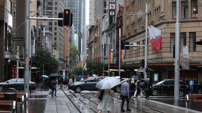 The five people with Legionnaires' disease visited locations between Museum Station, York Street, Park Street and Martin Place in Sydney CBD. Picture: Getty Images