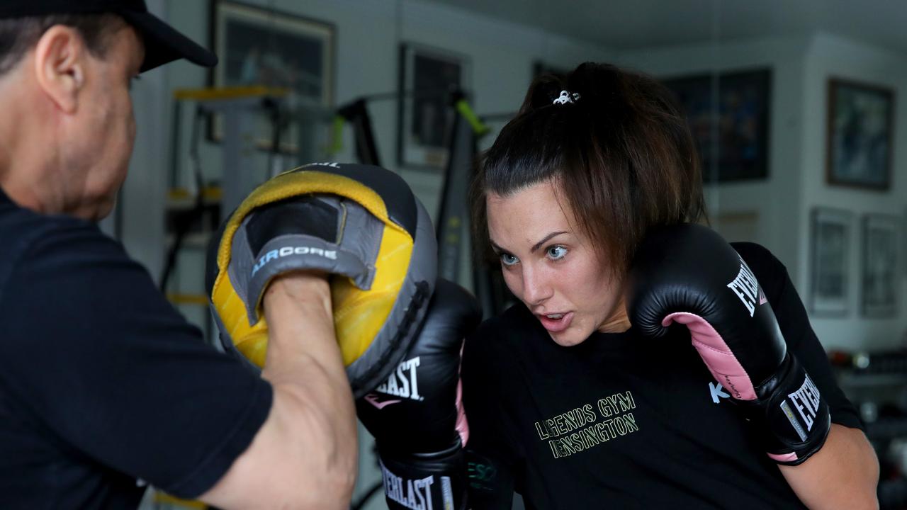 McLaren eyes her second fight. Picture: Toby Zerna