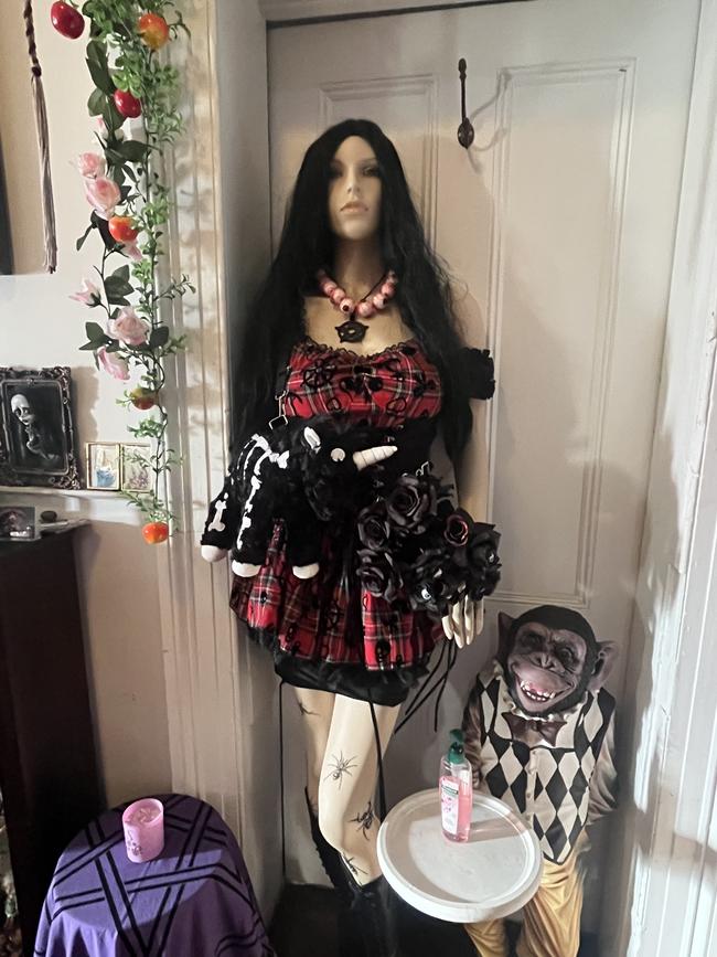 One of the dolls at Maryborough's Haunted Doll Museum.