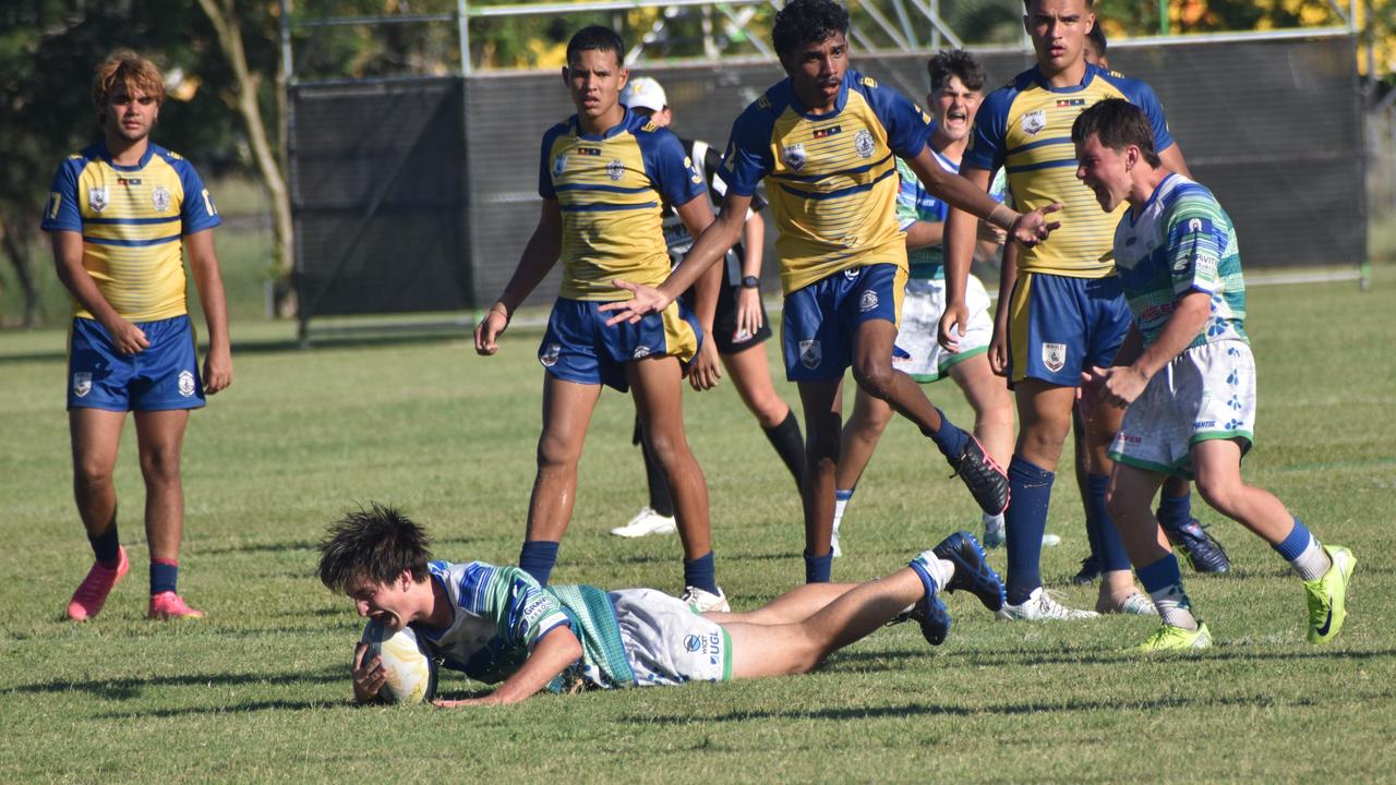 Under-17 grand final, Gladstone Ringers versus Woorabinda Warriors, at Warba Wangarunya Rugby League Carnival at Saleyards Park, Rockhampton, on January 24, 2025. Photo: Pam McKay