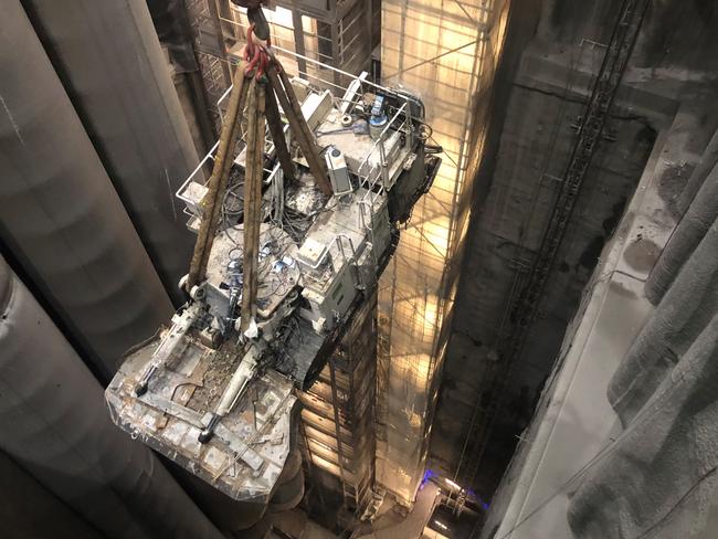 EXCLUSIVE: Tunnelling roadheading machines are being lifted out of the 9km NorthConnex Tunnel across the Hornsby Shire as just 100m of tunnelling remains.