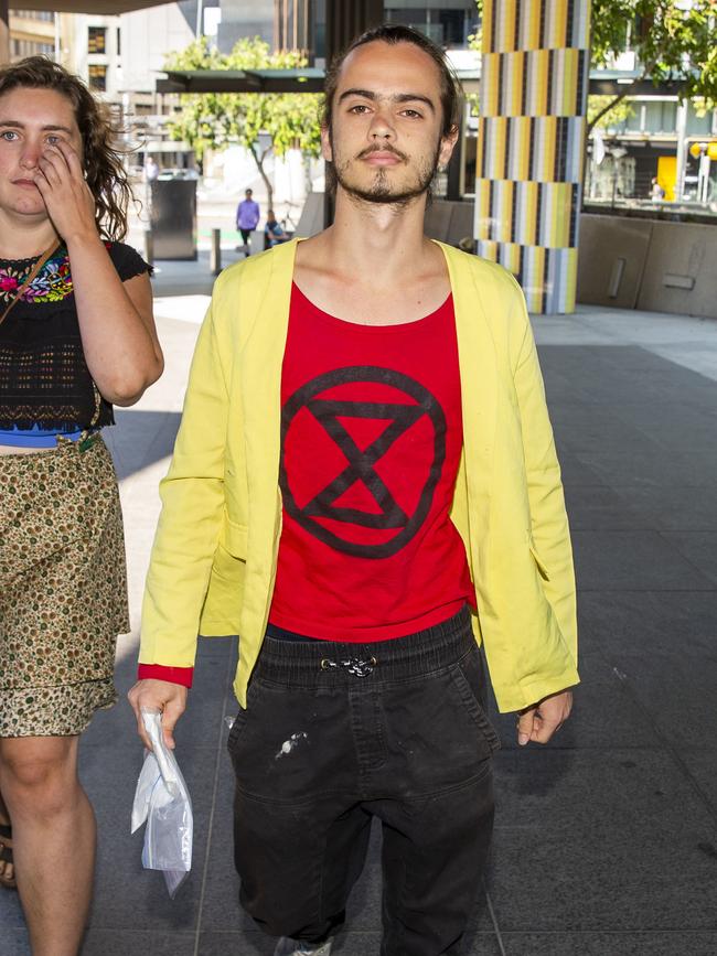 Eric Herbert outside court in 2019. Picture: Glenn Hunt