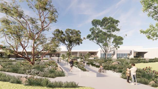 Artist impression of Palm Beach Aquatic Centre